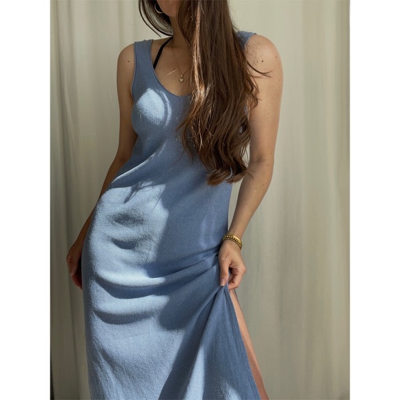 Kanzler Dresses & Skirts - LAST • DRESS knit midi dress — In Sky